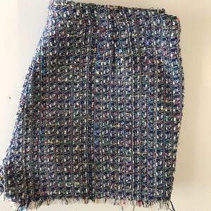 Multicolored tweed shorts size M